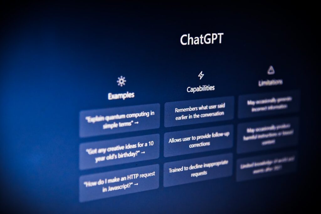 ChatGPT Plus 가격 - a computer screen with a bunch of buttons on it