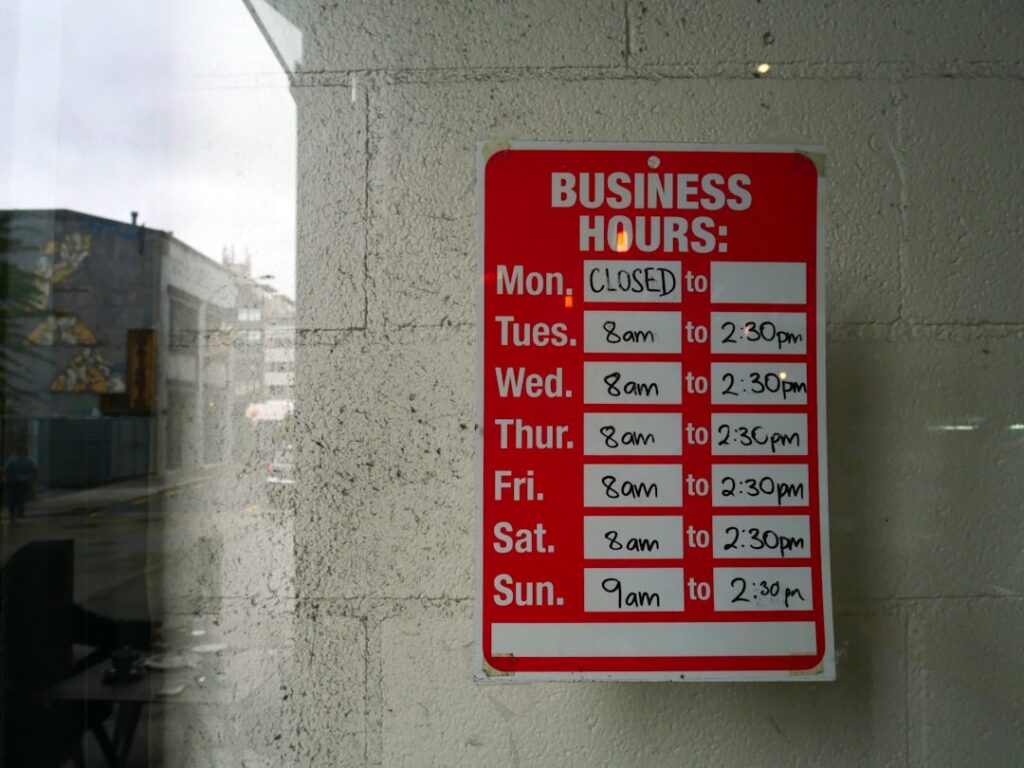 Claude for Small Business 가격 - a sign on a building